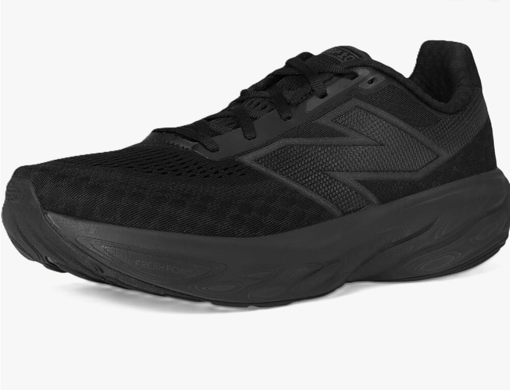 New Balance Men's Fresh Foam X 1080 V14 Running Shoe, Black, 11.5 W